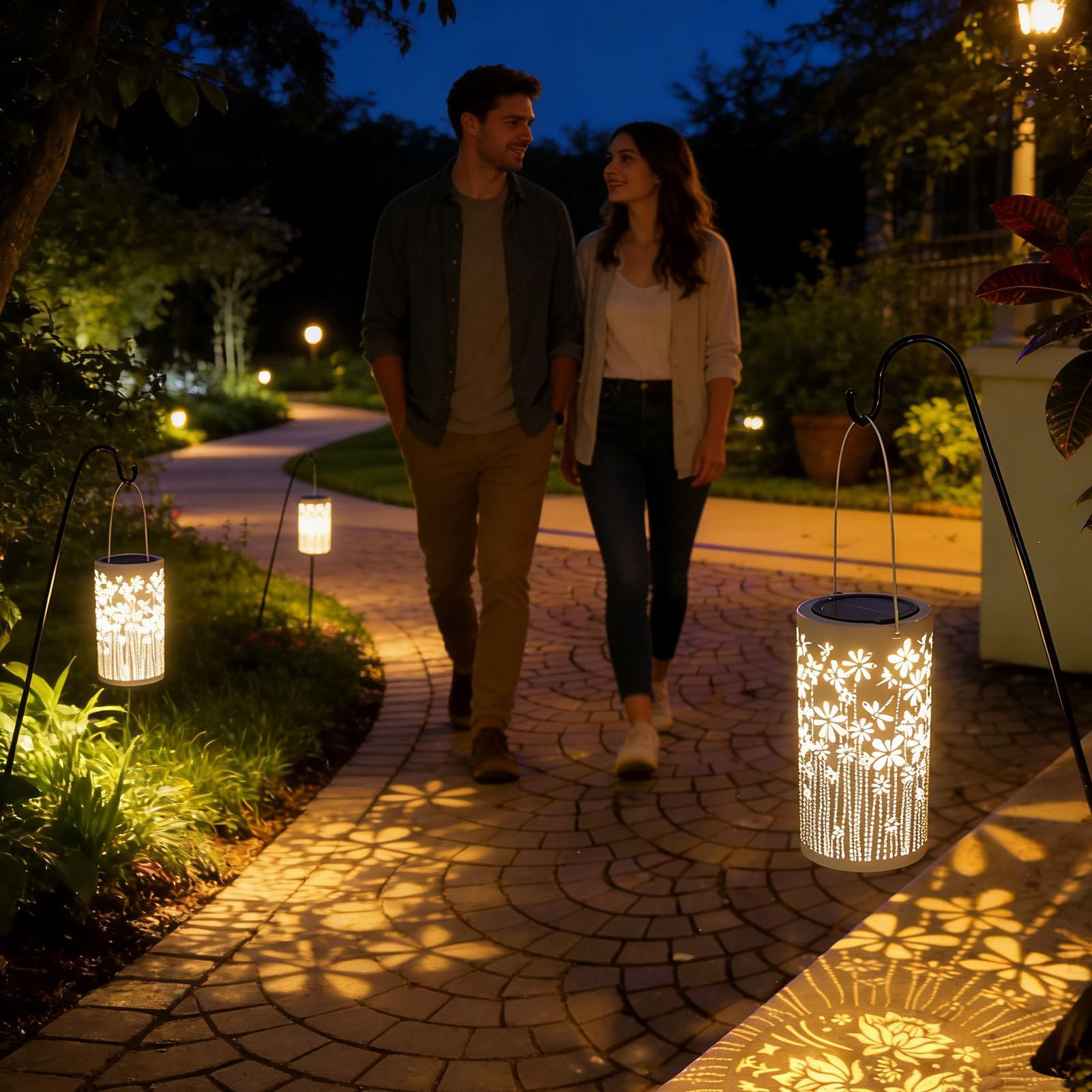 Solar Lanterns Decorative Colo - Outdoor Lighting Pathway 评论和价格