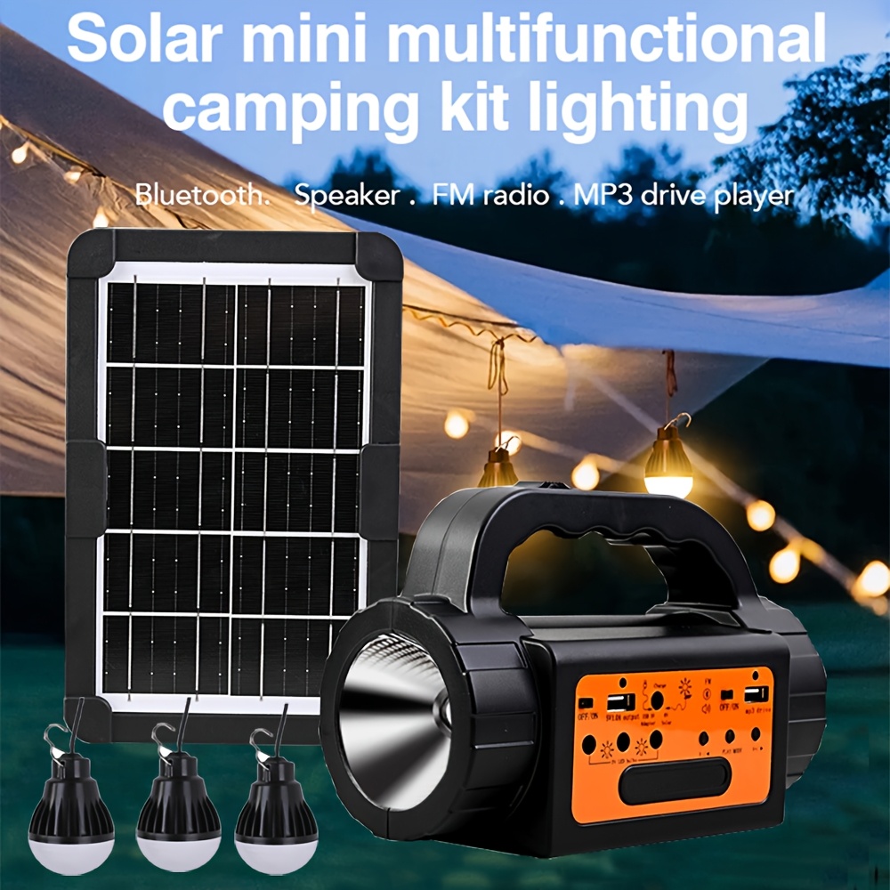 Solar Rechargeable Camping Lig - Outdoor Lighting Usb 评论和价格