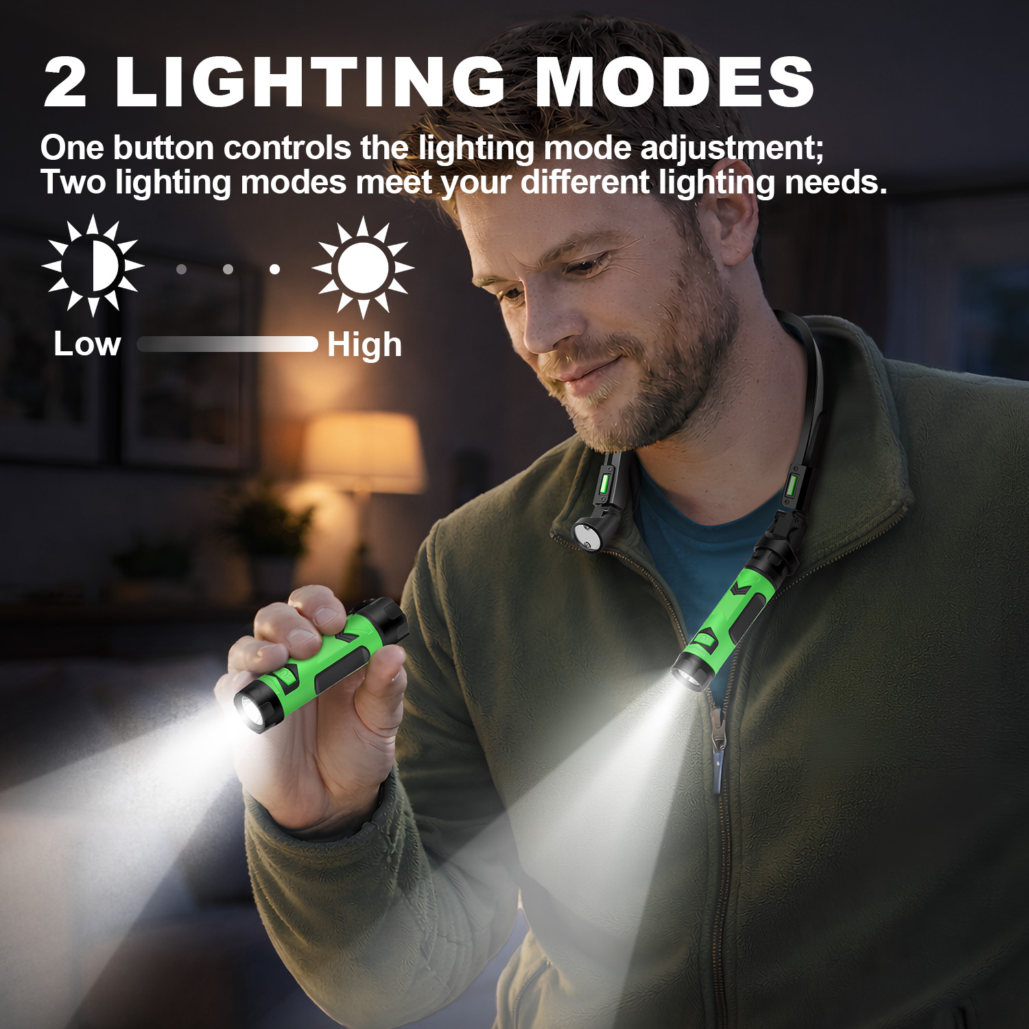 USB Rechargeable LED Neck Ligh - Outdoor Lighting Usb 评论和价格