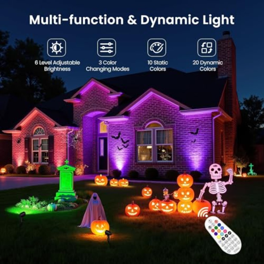RGBW Low Voltage Landscape Lig - Outdoor Lighting Kit With Transformer 评论和价格