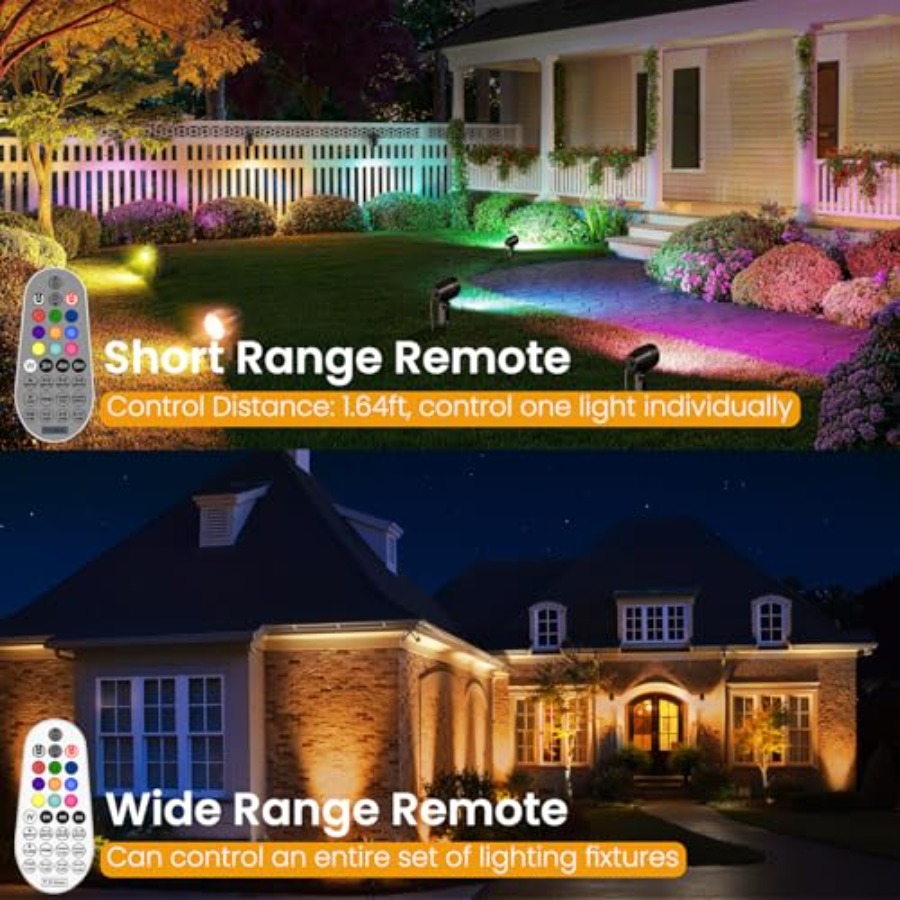 RGBW Low Voltage Landscape Lig - Outdoor Lighting Kit With Transformer 评论和价格
