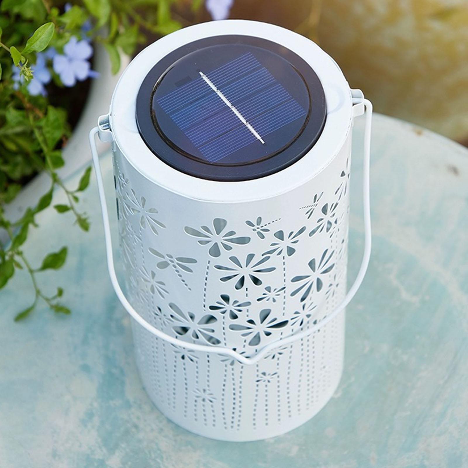 Solar Lanterns Colorful Metal  - Outdoor Lighting Pathway 评论和价格