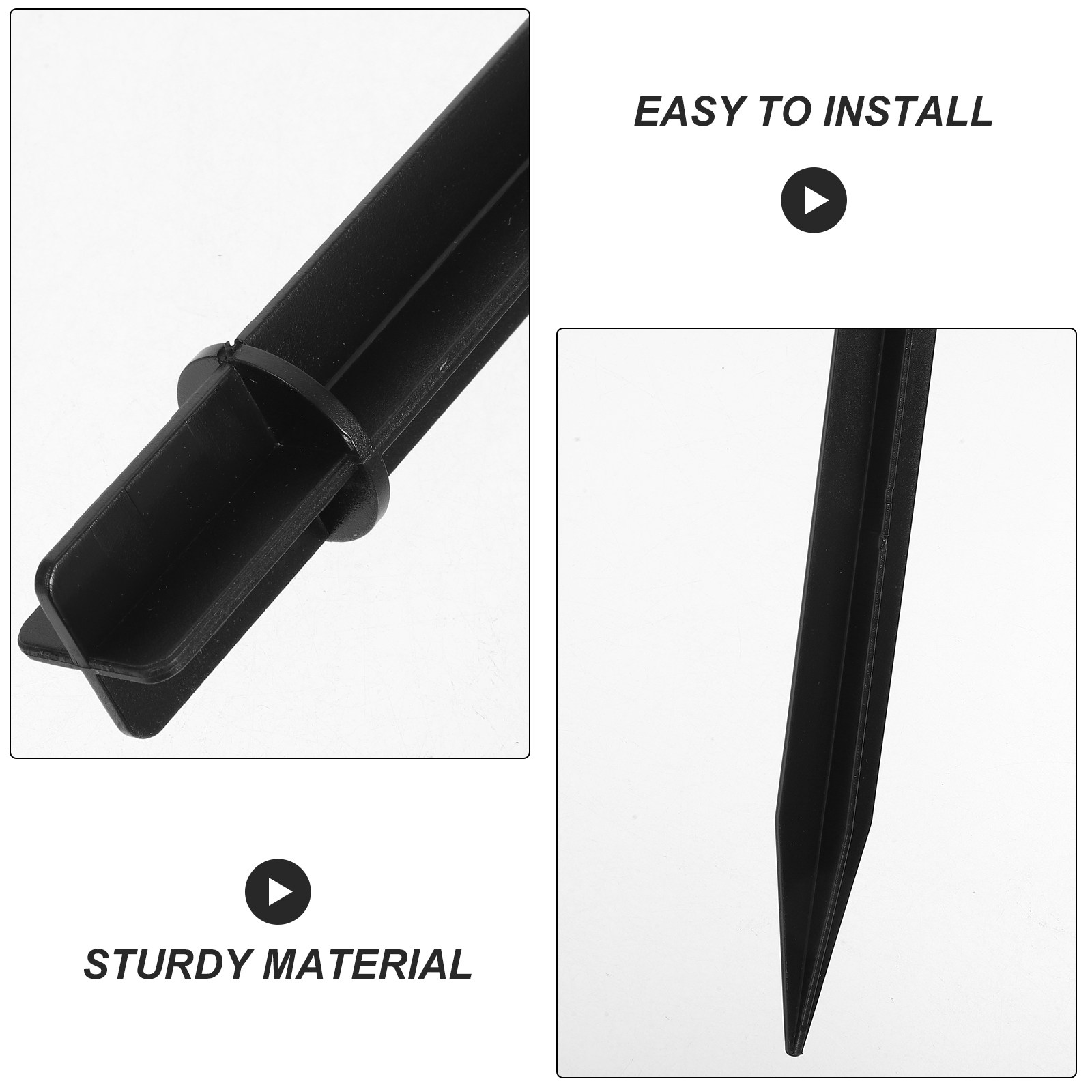 10Pcs ABS Plastic Ground Stake - Outdoor Lighting Yard Stakes 评论和价格