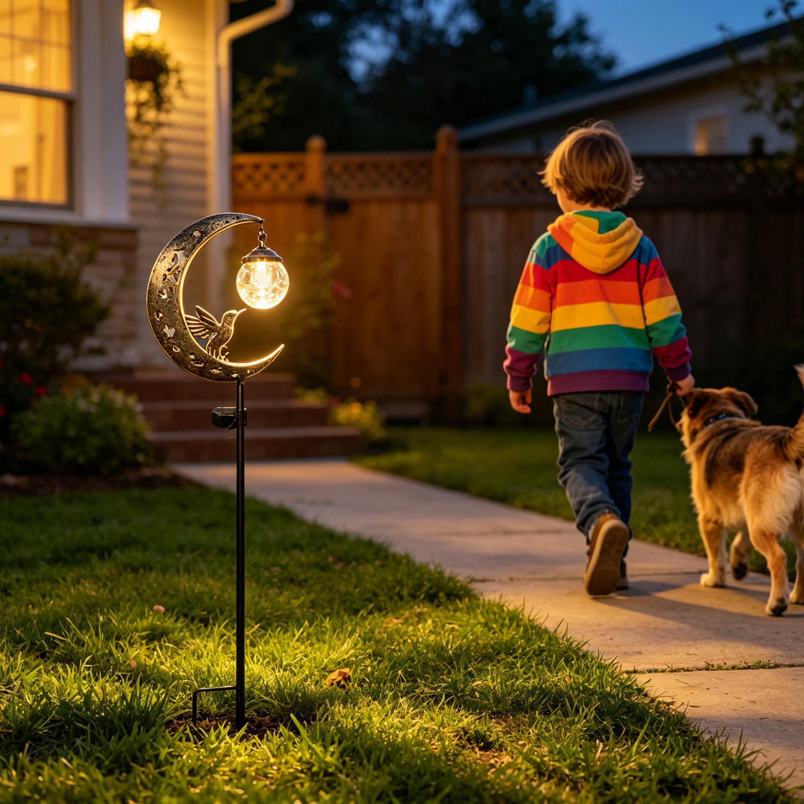 Solar Stake Lights Outdoor Moo - Outdoor Lighting Yard Stakes 评论和价格