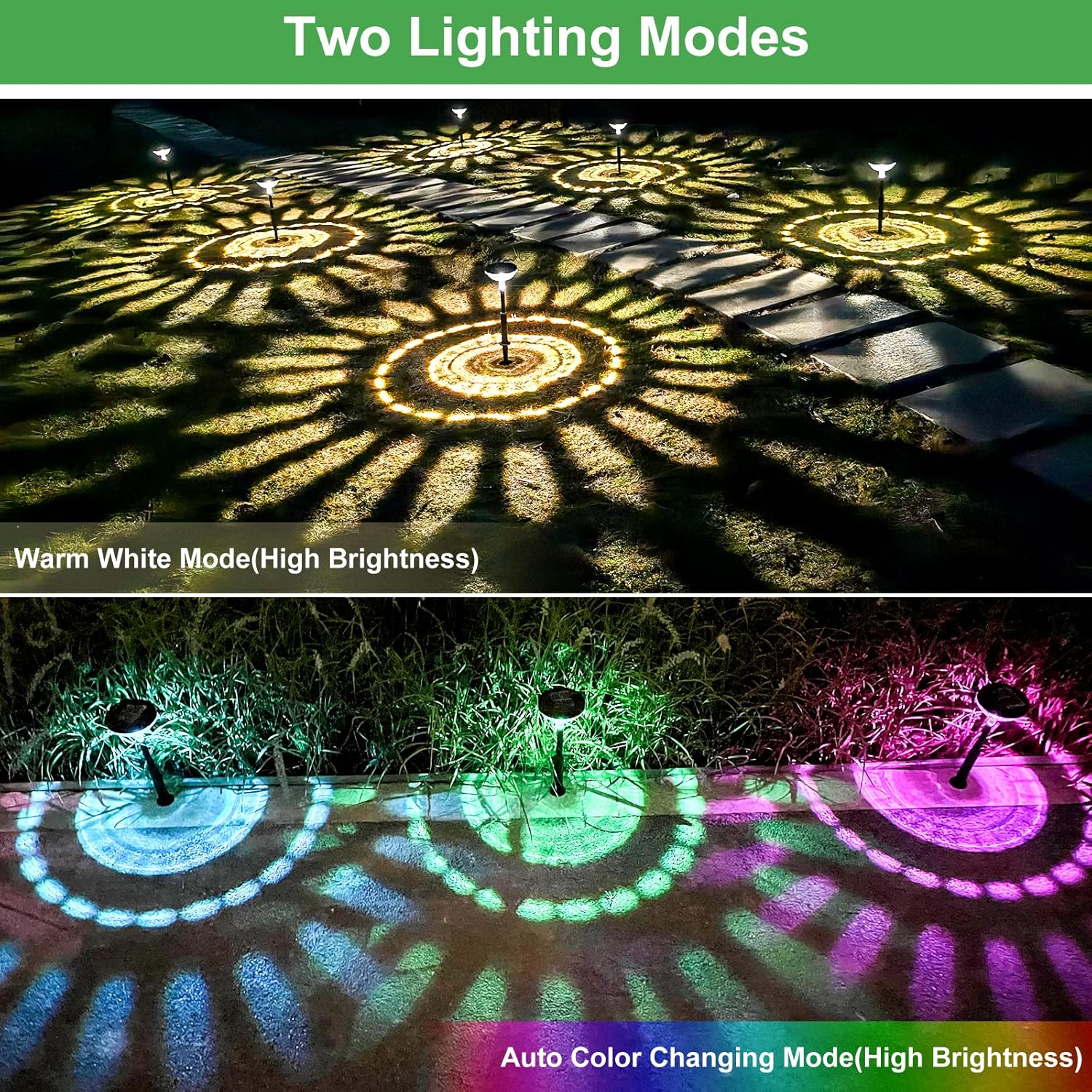 6 Pack Solar Pathway Lights wi - Outdoor Lighting Pathway 评论和价格