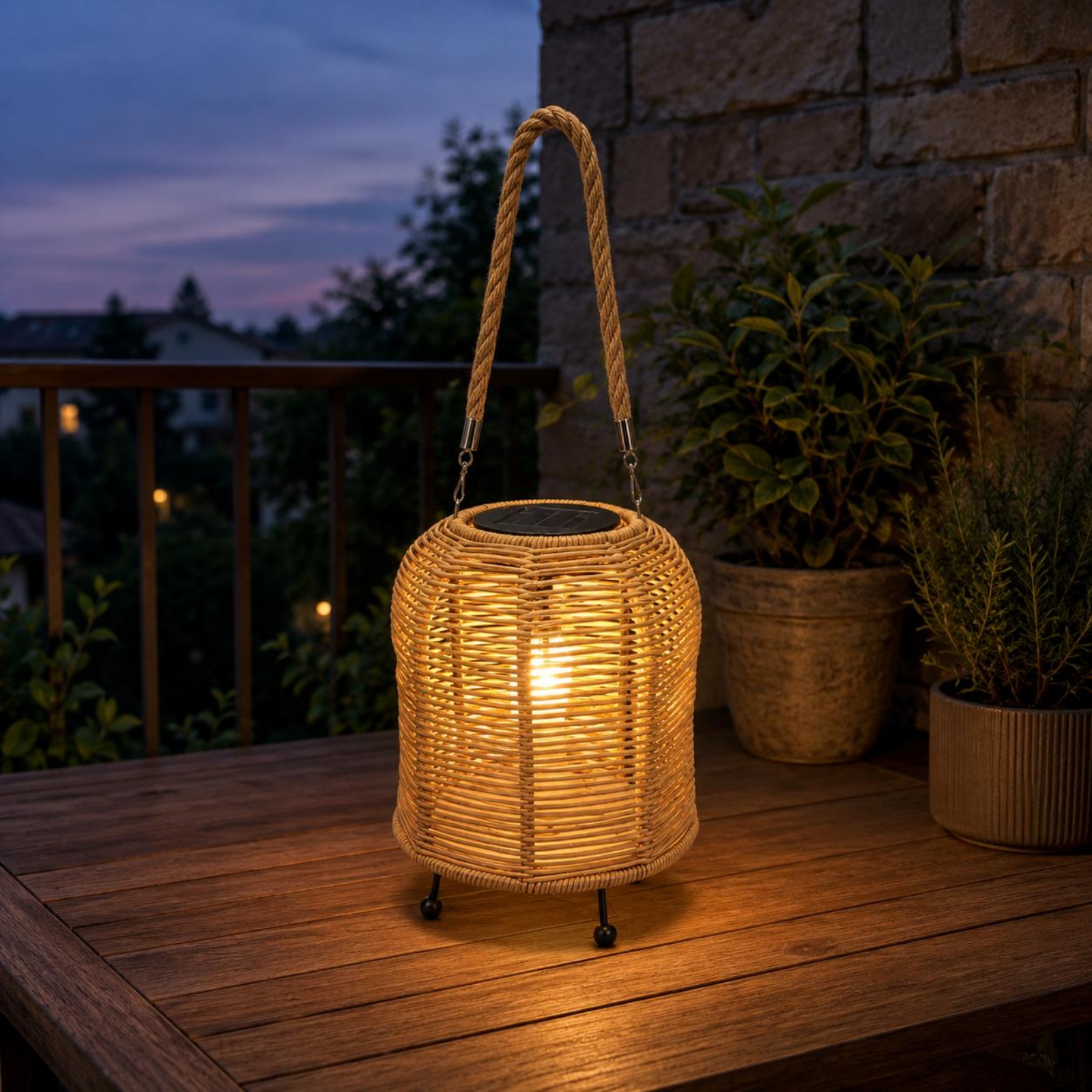 Handwoven Solar Lantern Warm L - Solar Lantern Hanging 评论和价格