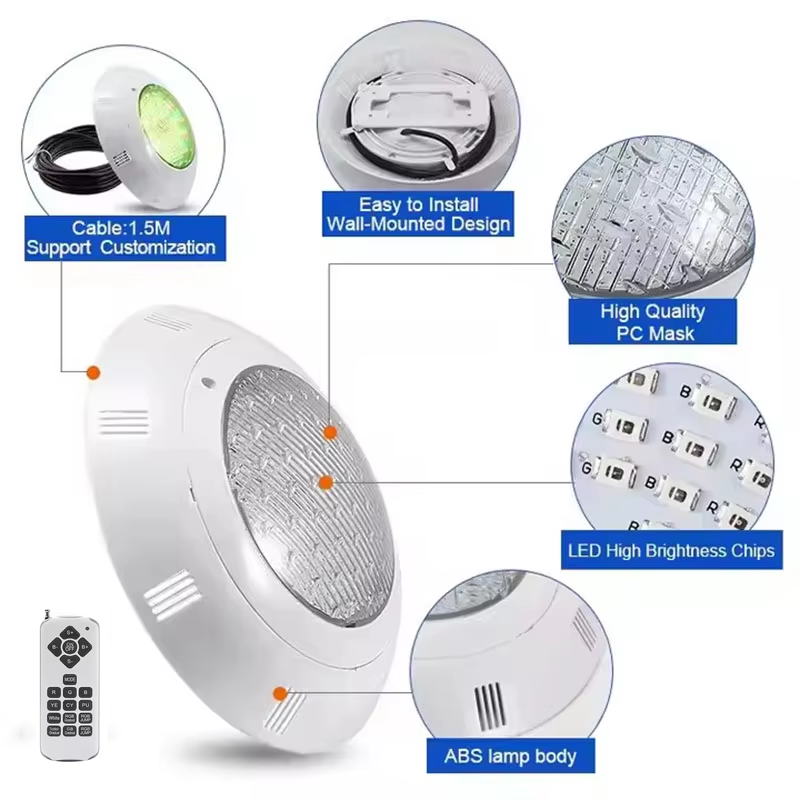 LED Underwater Swimming Pool L - Pond Light Submersible 评论和价格