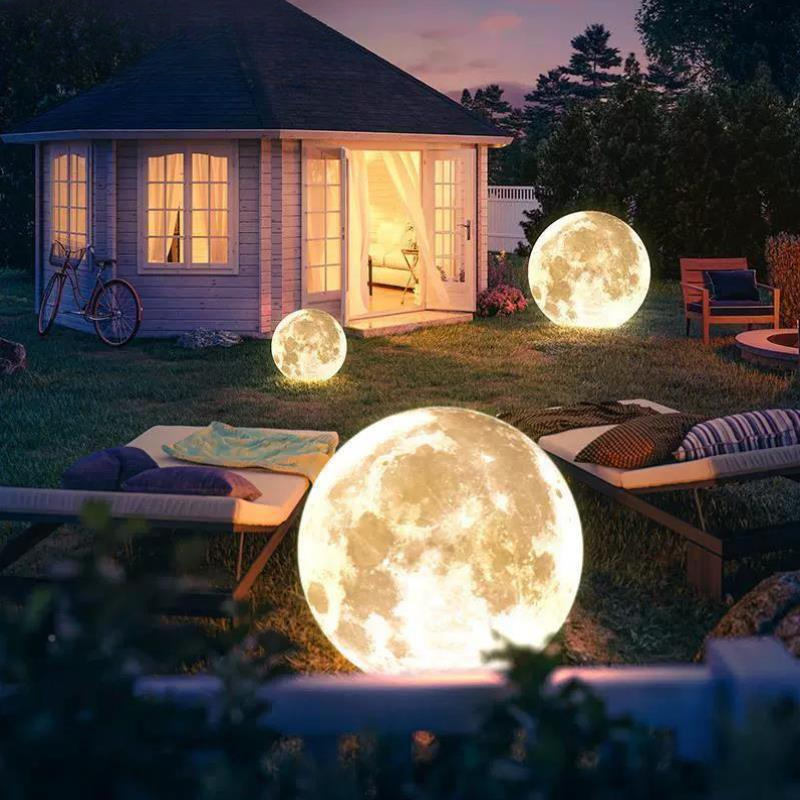 PE Moon Lamp Outdoor Garden De - Outdoor Lighting Volt 评论和价格