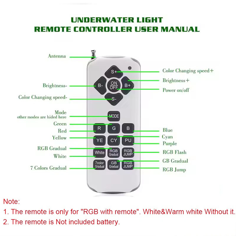 Pool headlights 18W 36W 54W pa - Pond Light Submersible 评论和价格