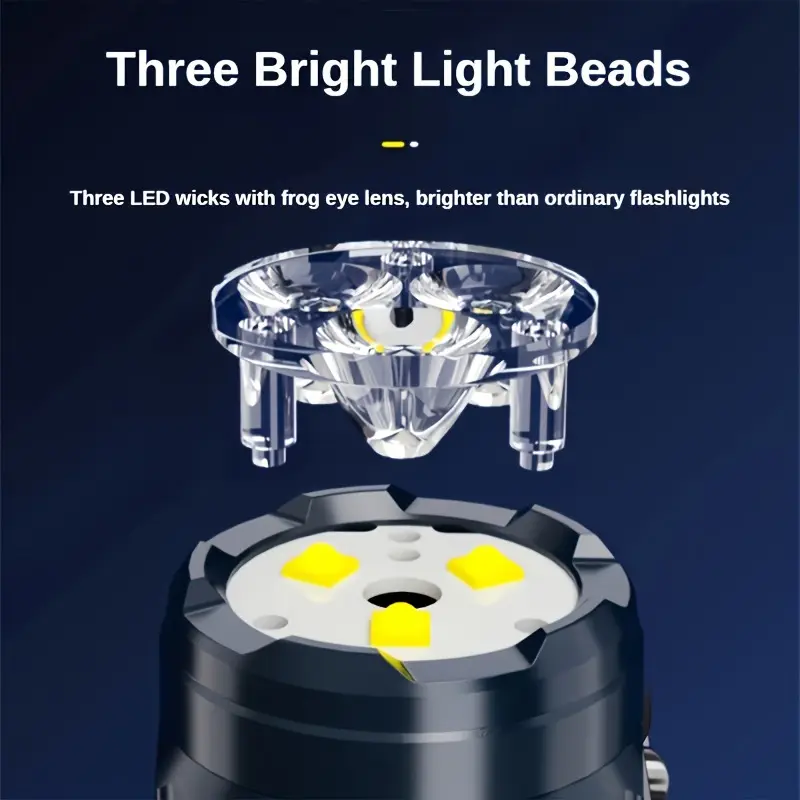 Mini 3LED Flashlight With Pen  - Outdoor Lighting Quality 评论和价格