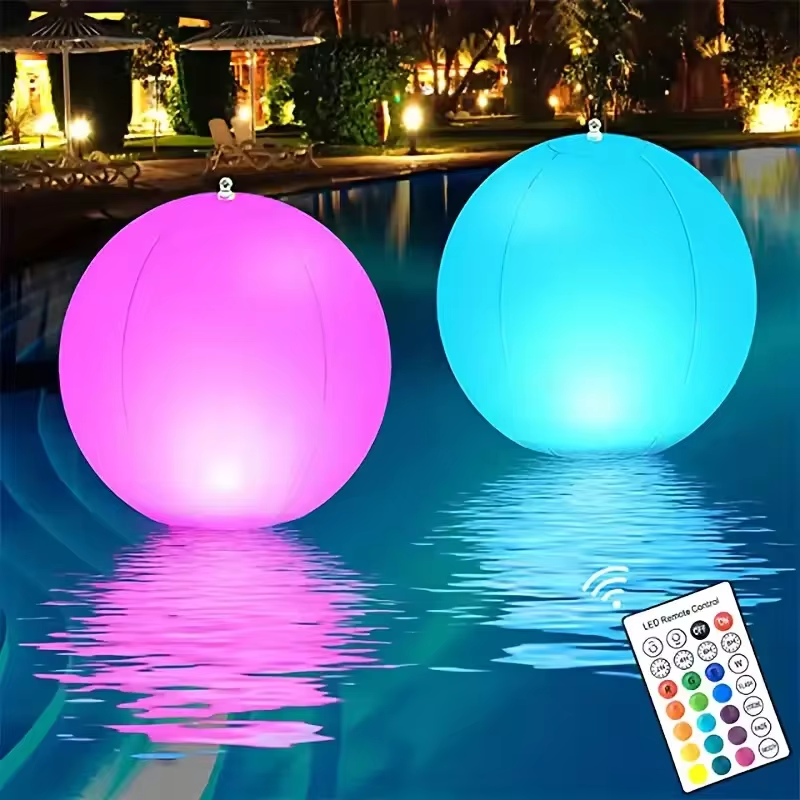1-5PCS Floating Pool Lights wi - Pond Light Submersible 评论和价格