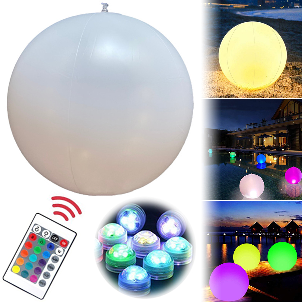 1-5PCS Floating Pool Lights wi - Pond Light Submersible 评论和价格