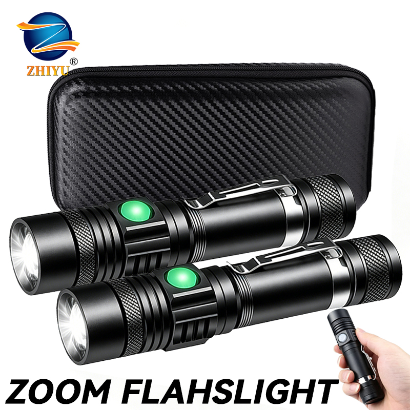 T6 LED Rechargeable Flashlight - Outdoor Lighting Electric 评论和价格