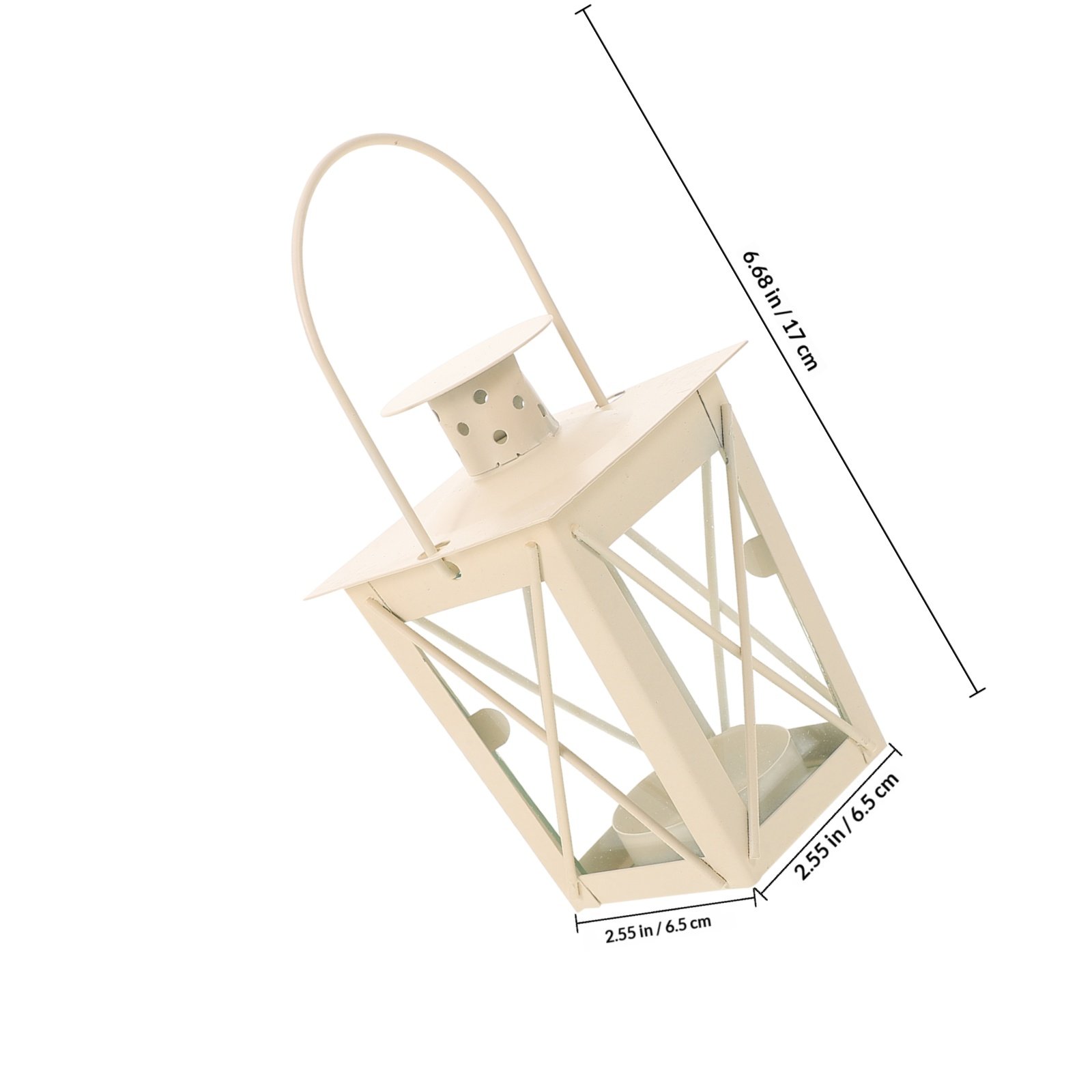 Sturdy Iron Lantern for Tea Li - Lighting Wedding Outdoor 评论和价格