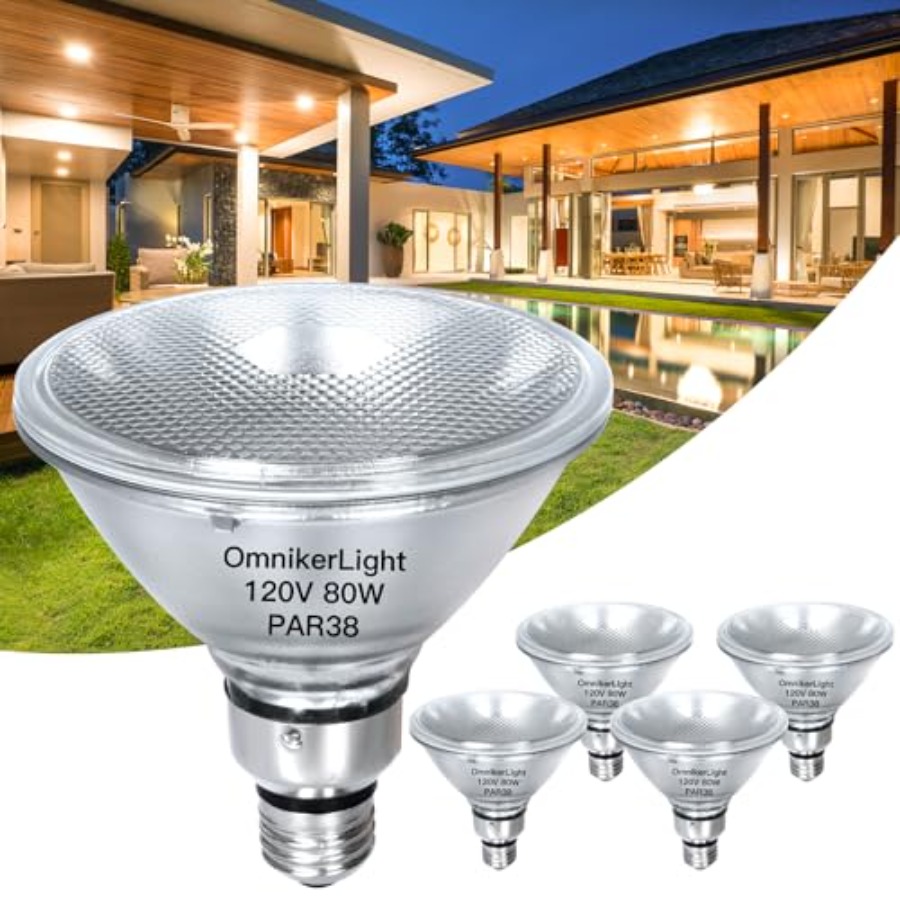 PAR38 Flood Light Bulbs, 80W 1 - Outdoor Lighting Bulbs 评论和价格