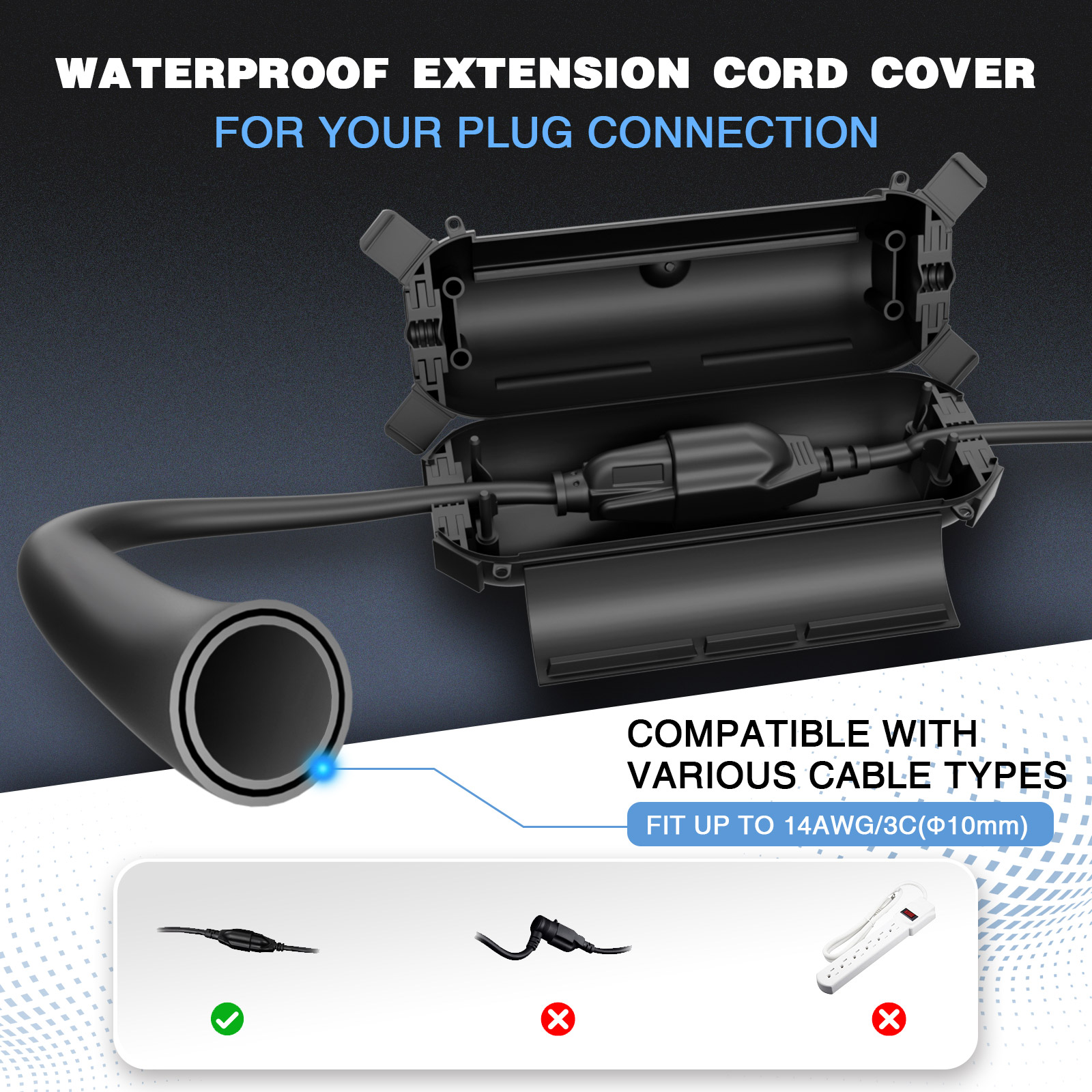 Weatherproof Outdoor Extension - Outdoor Lighting With Outlet 评论和价格