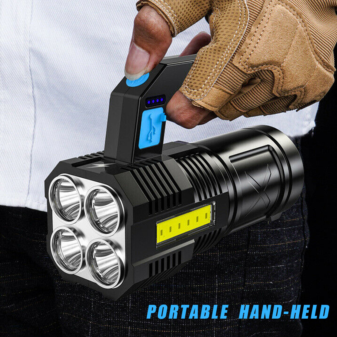 USB Rechargeable Handheld LED  - Outdoor Lighting Usb 评论和价格