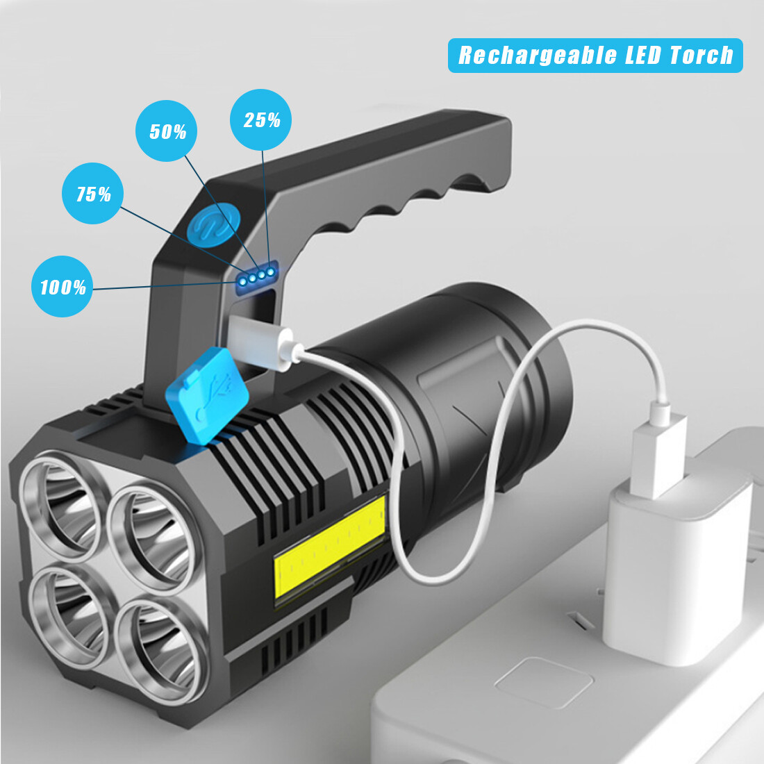 USB Rechargeable Handheld LED  - Outdoor Lighting Usb 评论和价格