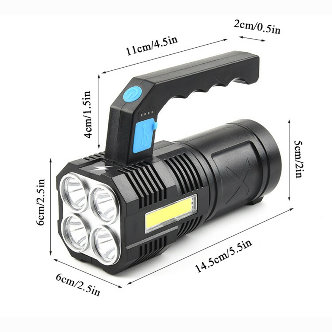 USB Rechargeable Handheld LED  - Outdoor Lighting Usb 评论和价格