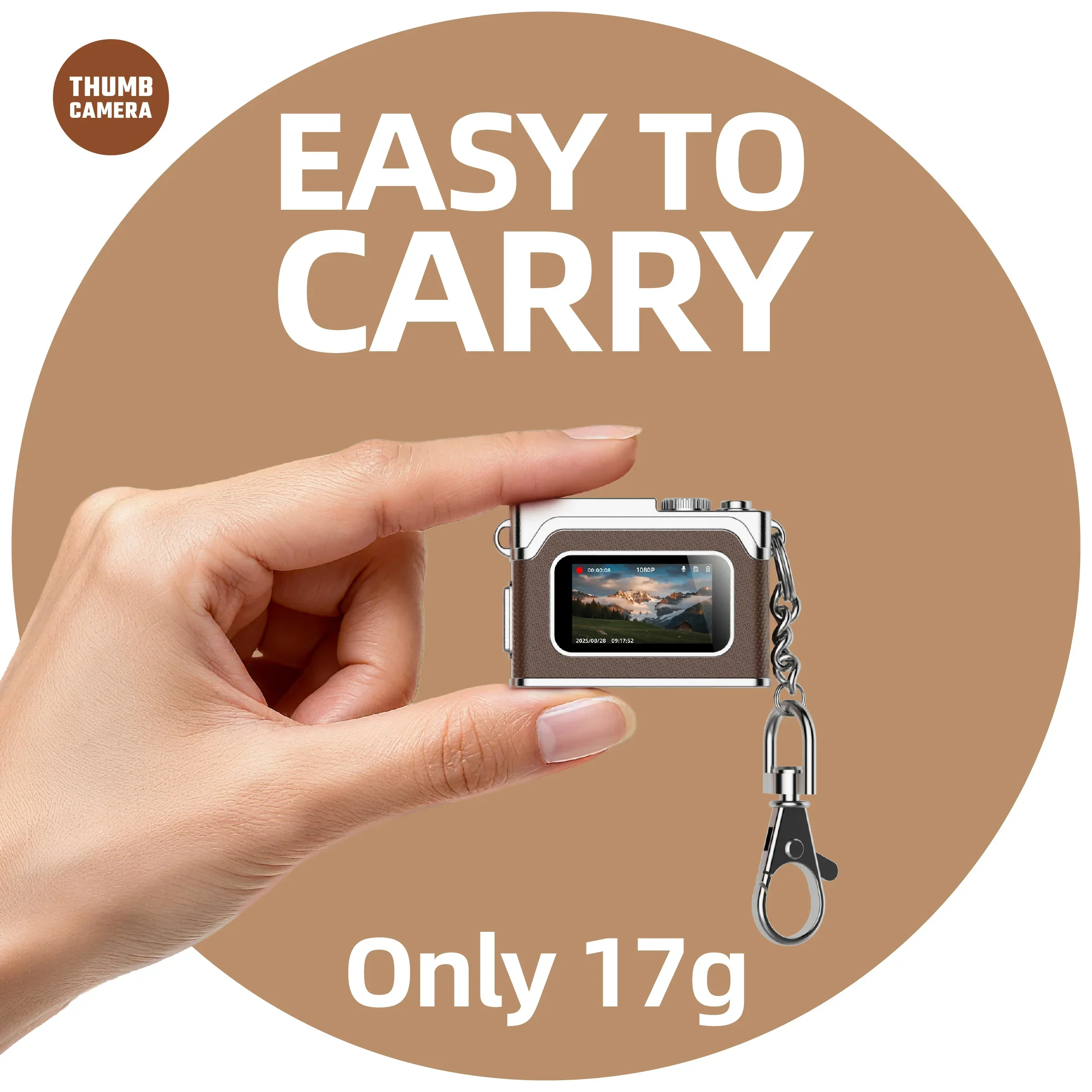 1080P Mini Retro Digital Camer - Outdoor Lighting For Photography 评论和价格