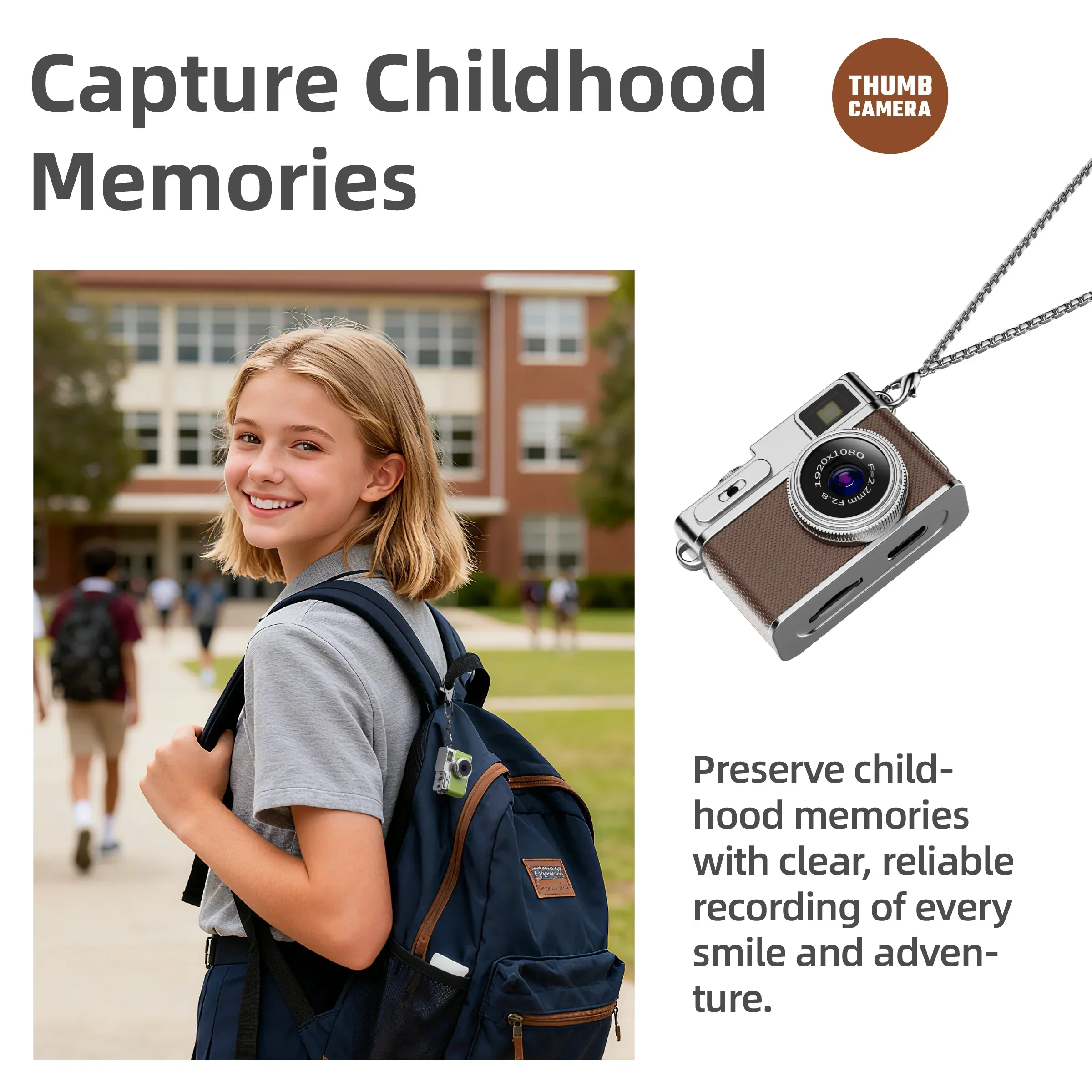 1080P Mini Retro Digital Camer - Outdoor Lighting For Photography 评论和价格