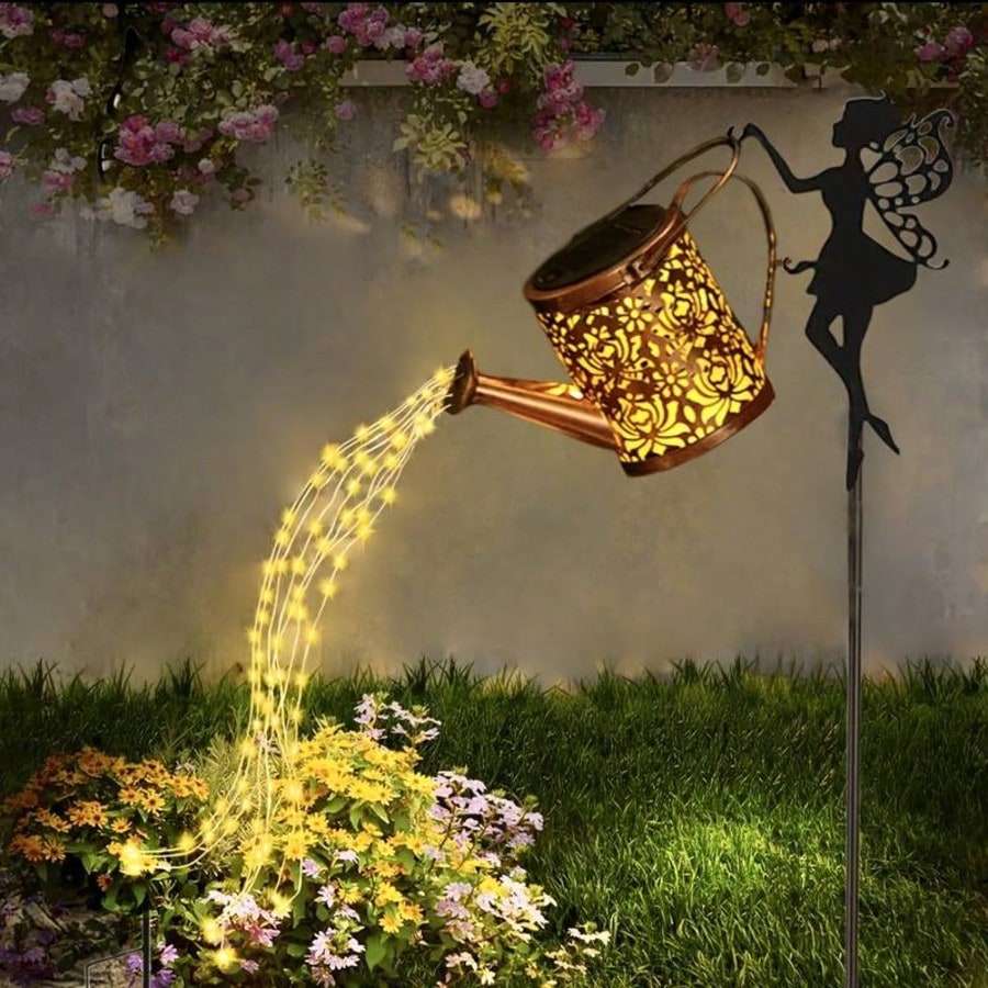 1 PC Solar Outdoor Fairy Water - Outdoor Lighting For Christmas 评论和价格