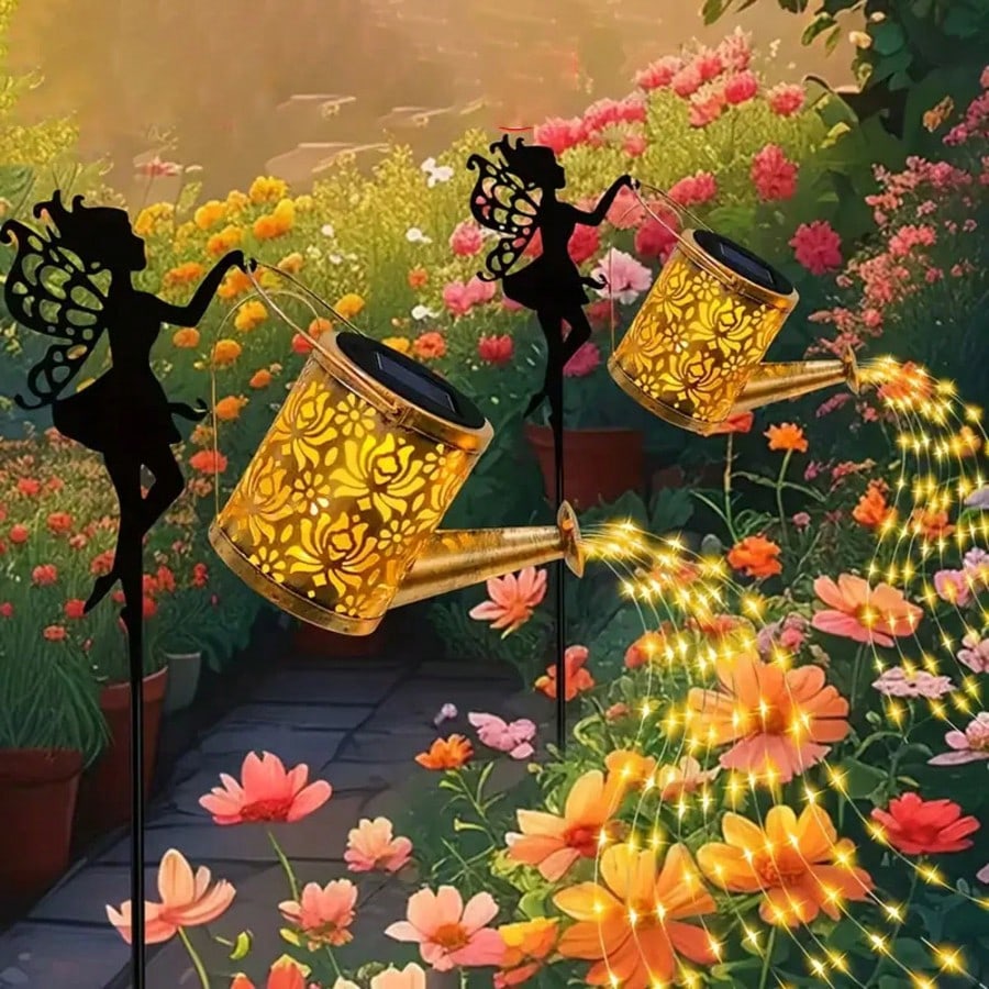 1 PC Solar Outdoor Fairy Water - Outdoor Lighting For Christmas 评论和价格