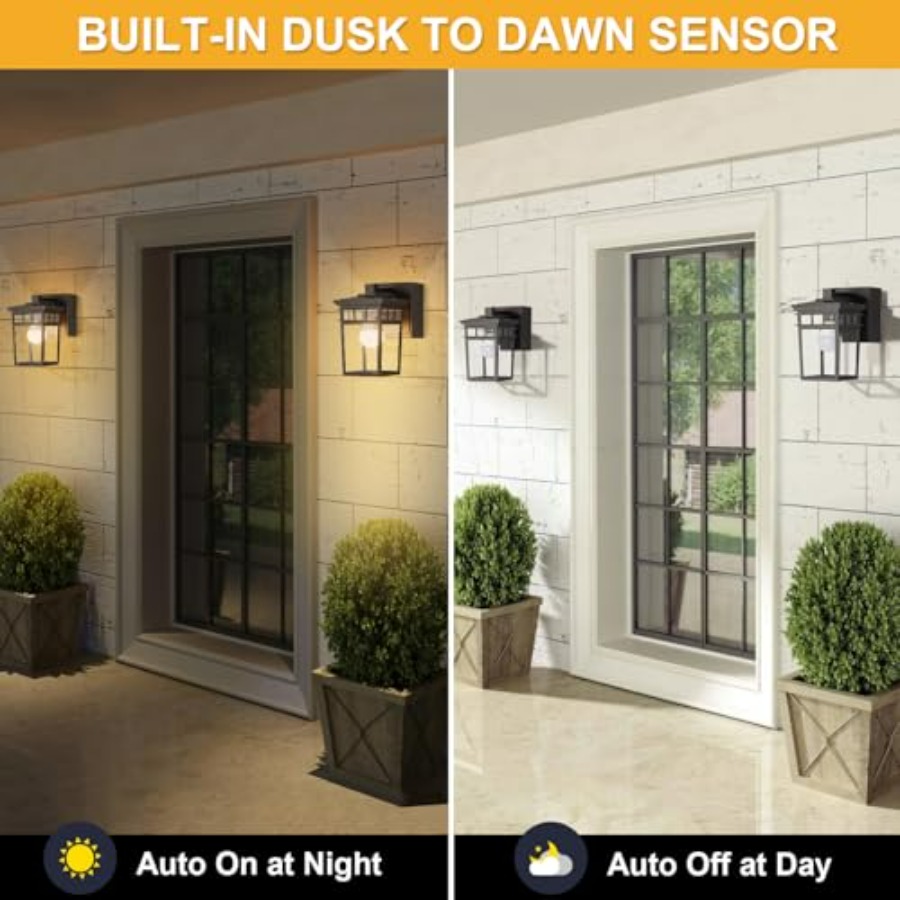 Porch Light with GFCI Outlet B - Outdoor Lighting With Outlet 评论和价格
