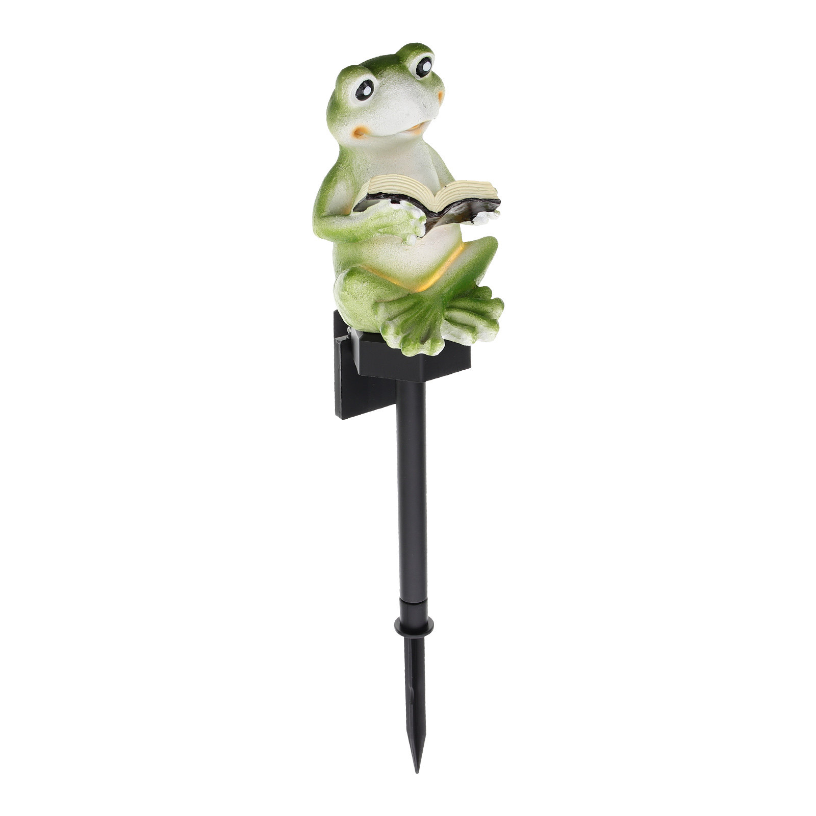 Solar Frog Lights Resin Garden - Outdoor Lighting Yard Stakes 评论和价格
