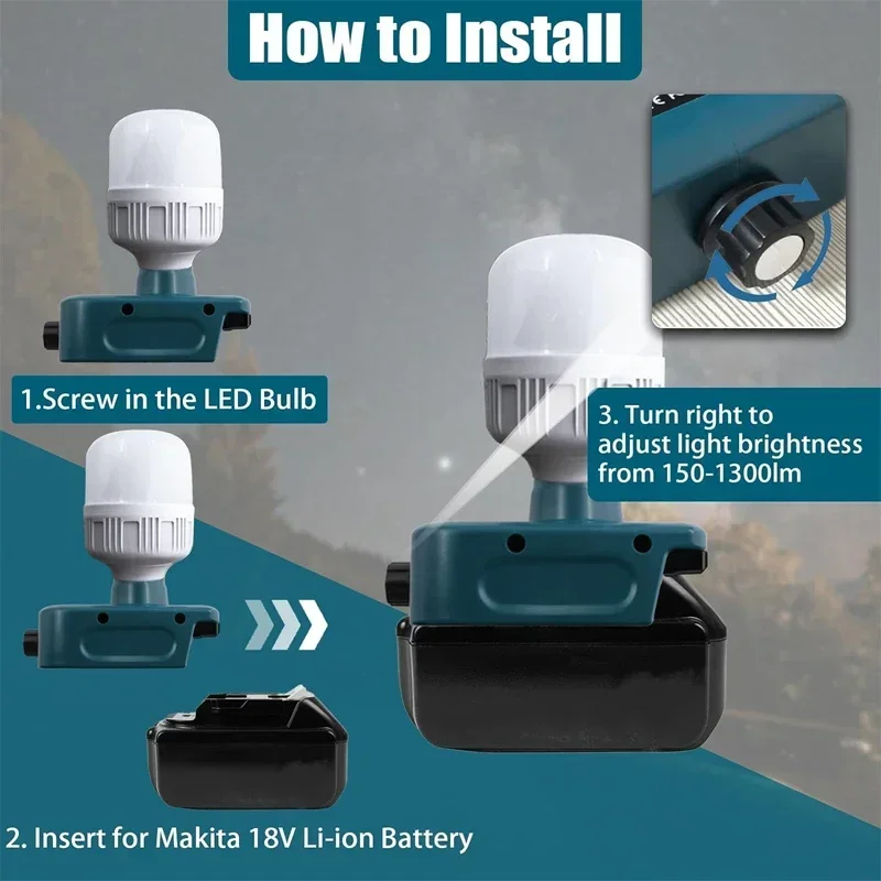 LED Bulb 12W Work Light for Ma - Outdoor Lighting Volt 评论和价格